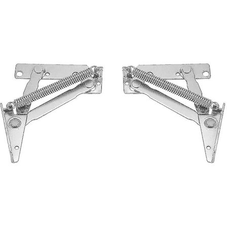 2 stk. skabslåge fjederhængsel 80 grader, rustfrit stål løftefjederhængsel til understøtning
