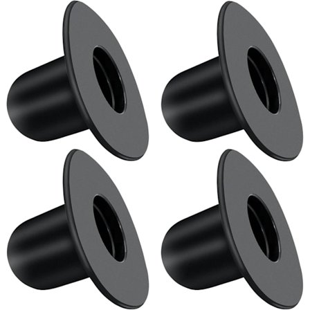 Pool Vægprop Udskiftning til Jord Svømmebassiner Filter Pumpe Si Hul Prop Stopper (4 Pak Sort)