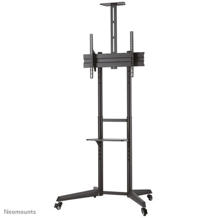 Neomounts by Newstar Mobile Floor Stand incl. AV- and cam shelf height adjustable 128.5-145cm