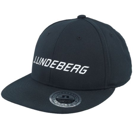 J.Lindeberg - Svart snapback Keps - Drive Cap Black Snapback @ Hatstore