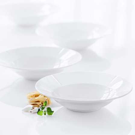 Rosendahl Grand Cru Dyp Tallerken Ø25 cm 4 stk, Hvit