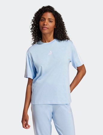 adidas Sportswear W 3S Sj Bf T - Blue - XS