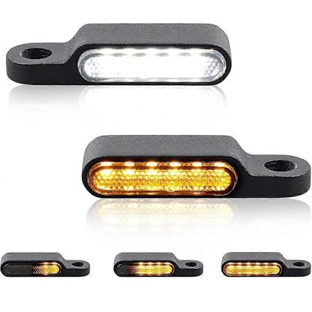Motorsykkel Styret LED Blinklys Kjørelys For Harley Sportster