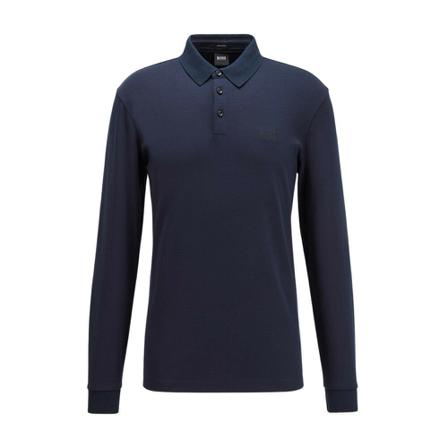 Boss Pado Polo Shirt , Blauw , Heren , Maat: S