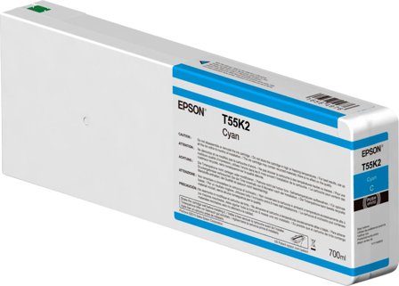 Epson T55K2 - cyan - original - blekkpatron