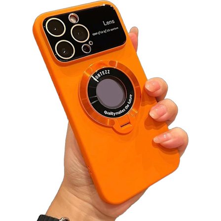 Phone case kompatibelt Iphone 15 Pro Max/15 Pro/15 Stort fönster med magnetiskt fäste för läckageetikett, 15 Pro Max case