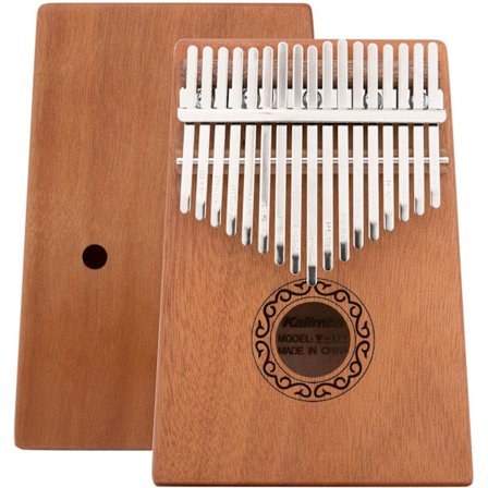 Kalimba for nybegynnere 17 nøkler Cloud Pattern Finger Piano Bærbart instrument produserer vakker lyd