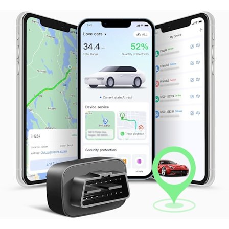 2025 Seneste Model OBD GPS Tracker til Køretøjer 4G LTE Bil GPS Tracker Mini Sporingsenhed til Bil Lokation og Hastighed, Hegnsalarm, Historik