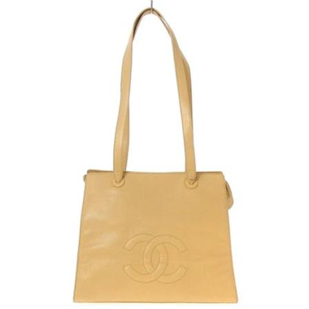 Chanel Vintage, Pre-owned Shoulder Bag Beige, Dames, Maat:ONE Size