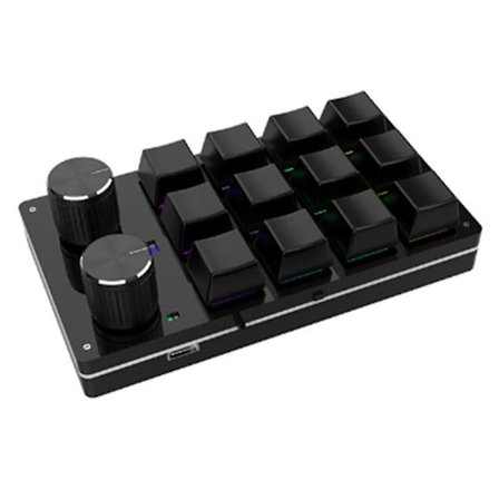 Bluetooth USB Makro Mini Tastatur 12 Taster 2 Knotter Programmering Tastatur Tilpasning Spill Mekanisk