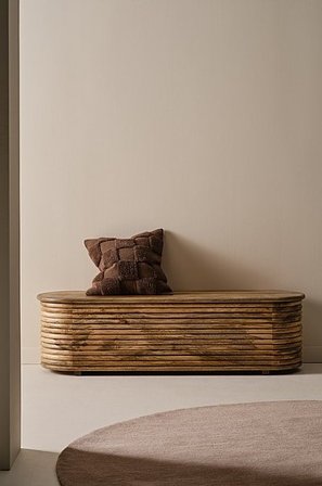 Jotex - Bænk Med Opbevaring Mangotræ - SJÖBO - Køb Bænke hos Jotex