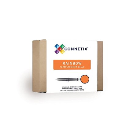 Connetix Ball Pack Kugler Til Kuglebane Rainbow 12 Dele, Børn & Forældre, Motorik & Bevægelse, Aktivitetslegetøj