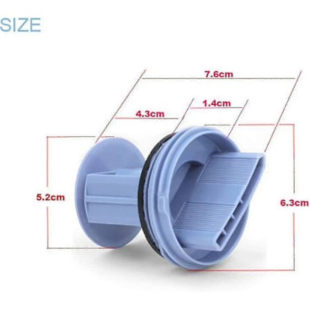 Avloppsplugg för Siemens, Bosch Wm1095/1065 Wd7205 Tvättmaskin (FMY)