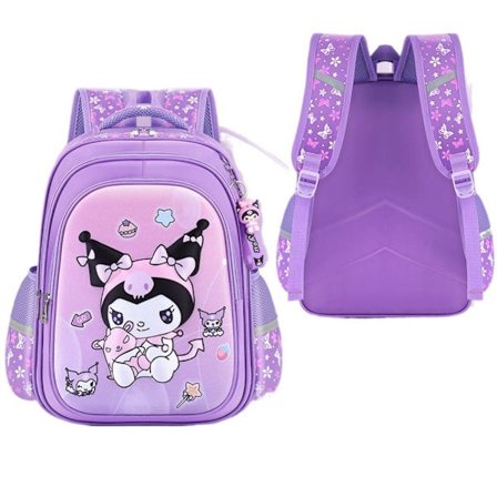 Rygsæk Skoletaske LILLA KUROMI L1 LILLA KUROMI L1