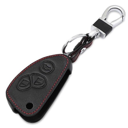 3-painikkeinen nahkainen kauko-ohjattava avaimenperäkotelo Alfa Romeo 147 156 166 -malleihin