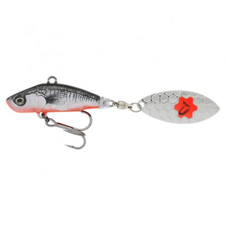 Savage Gear 3D Sticklebait Tailspin 6,5cm, 9g Sinking - Black Red