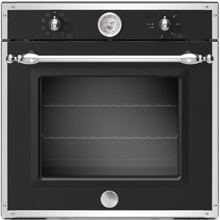 Bertazzoni F609HEREKT Heritage indbygget ovn sort 60 cm. - Matsort, pantone process black c | KitchenOne