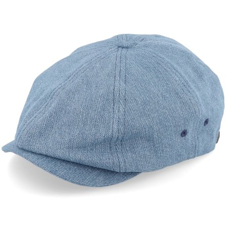 Brixton - Ble flatcap Czapka Z Daszkiem - Brood Washed Denim Snap Cap @ Hatstore