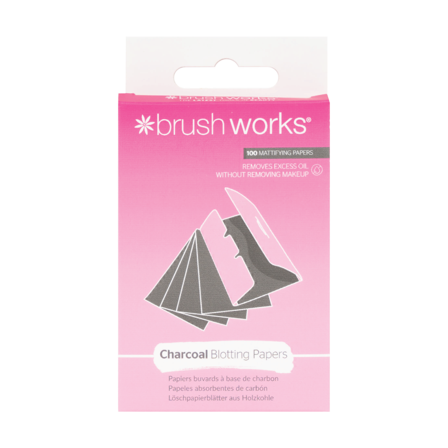 Brushworks Charcoal Blotting Papers, 100 stk.