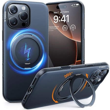 TORRAS O Fitness Series Deksel til iPhone 16 Pro Kompatibelt med MagSafe TPU PC Støtte Telefondeksel - lingling}