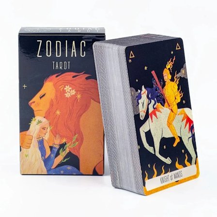 Zodiac Tarot 78 kpl Kortit Kohtalon Ennustaminen Onnenkorttipelit Juhlapelilauta