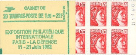 Frankrig 1981 - Frimærkehæfte YT 2155-C4 - Postfrisk