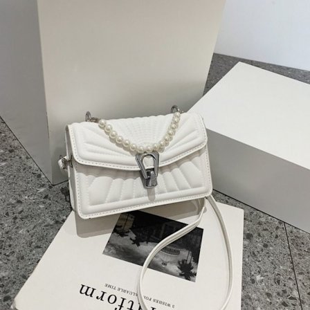 Crossbody Handväska Damhandväskor VIT