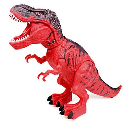 Simulert Dyr T-rex Leke Elektrisk Kan Legge Egg Beveger Hodet Mens Den Lager Brølende Lyd Dinosaurleker