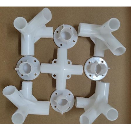 Baldakinmontering reservdelar 4-vägs mittkopplingar för 3x3m Gazebo Markis Tältfötter Gazebo Ersättningstillbehör