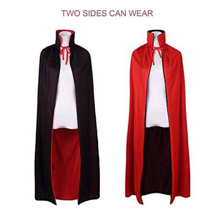 Halloween-naamioiden kaksisivuinen kuoleman cosplay-viitta