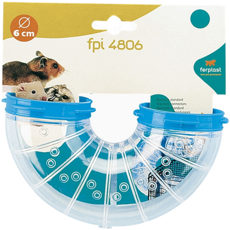 Ferplast - Hamsterrør U-rør Gjennomsiktig 9 x 16 x 7 cm - Smådyr - Hus & Burinteriør - Leketunell og rør - ZOO.no