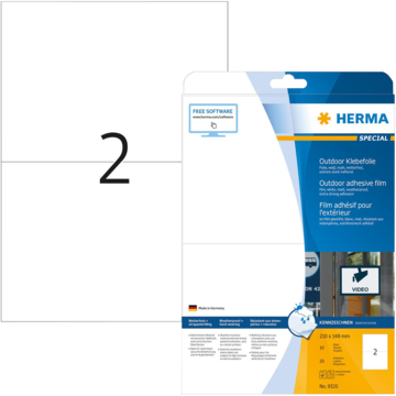 Etikett 210X148Mm Väderbestän