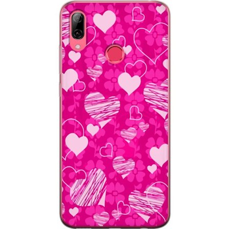 Kompatibelt Mobildeksel til Huawei Huawei Y7 (2019) PopHjerteMønster