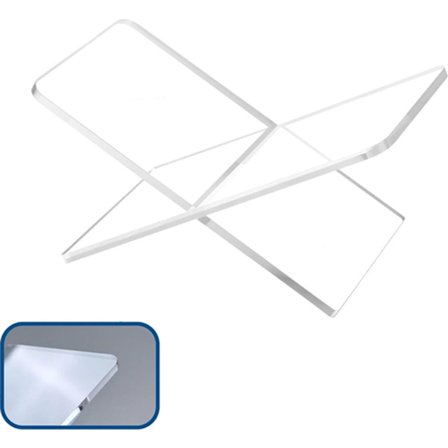 Kogebogsreol - transparent - 28*11*15,5 cm