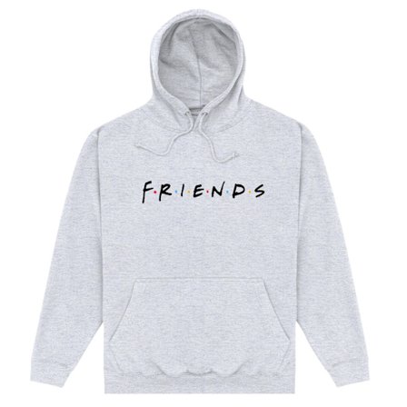 Friends Unisex Vuxen Logo Hoodie XL Heather Grey