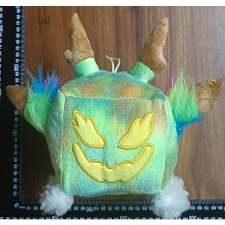 Blox Fruits spelrelaterad djävulfrukt fruktlåda docka plyschleksak, lämplig för heminredning, gåvor till pojkar och flickor