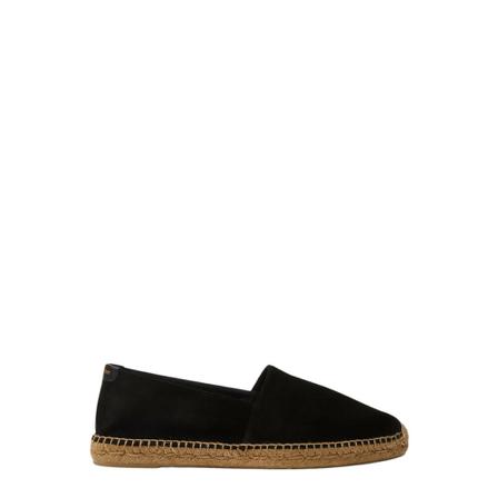 Saint Laurent Almond Toe Espadrilles , Zwart , Heren , Maat: 39 EU