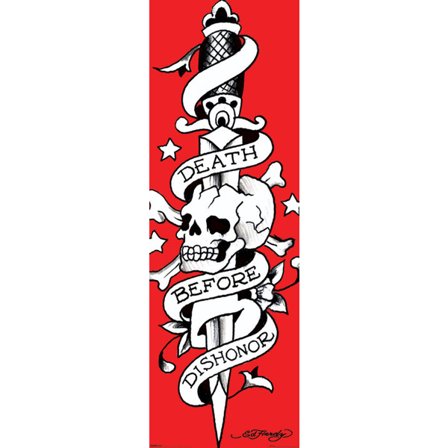 Ed Hardy Poster Death before dishonor