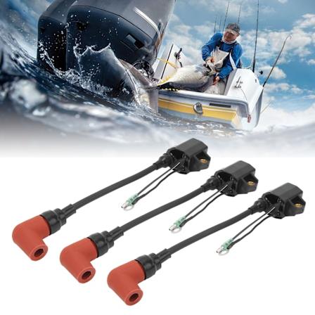 3 kpl Per moottorin sytytyskela 697 85570 00 Veneen moottorin kelakokoonpanosetti sytytystulppahatulla C E P 50 55 60 70 75 85 90HP 3-sylinteriselle