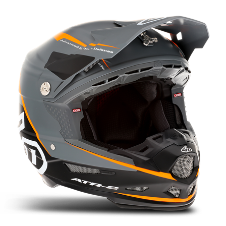 Casco de Cross 6D ATR-2 Alpha Naranja neón L