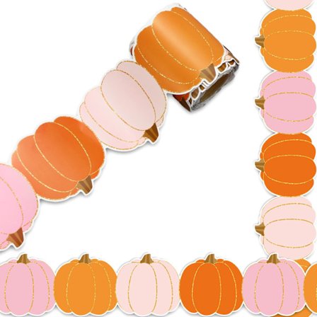 10 meter Efterårs Opslagstavle Kant, Farverig Efterårs Græskar Udskåret Trim til Thanksgiving Klasseværelse Hjemmefest Dekoration, Sæsonbestemt 