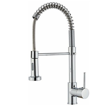 Køkkenarmatur Fjeder Drejelig Armatur Sølv Køkken Elektroplettering Armatur