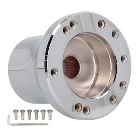 Club Car -ohjauspyörän sovitin, hopea, huolto, vaihto EZGO TXT/RXV 1994-eteenpäin