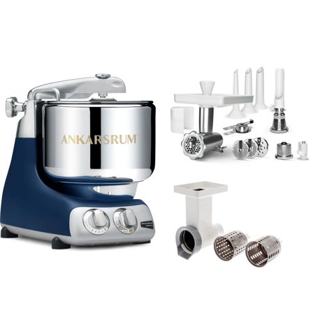 Ankarsrum Köksmaskin, stort tillbehörspaket, royal blue | Köksmaskiner > Köksassistenter | Bagaren och Kocken