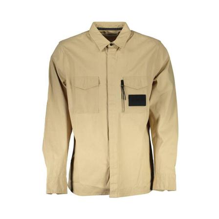 Calvin Klein, Casual Shirts Beżowy, Mężczyzna, Rozmiar: ONE Size