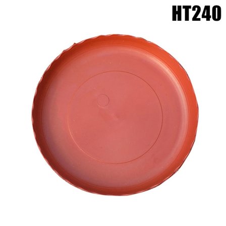 Stor rund kort blomkruka Kontroll Rot Roskruka Plantering Fröplanta Förtjockning Plastblomkruka eller bricka