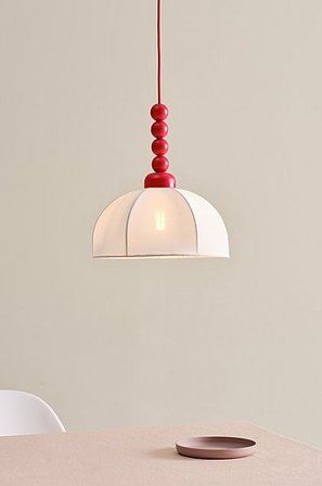 Jotex - Loftlampe 18-1664 Tcx Fiery Red - KURA - Køb Børnelamper hos Jotex