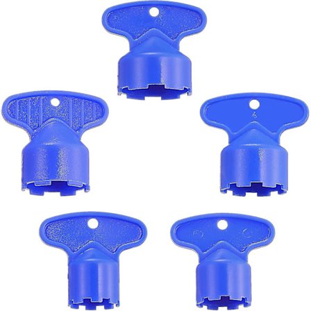 Værktøj til fjernelse af vandhane-luftblæser - Nøgle til at fjerne luftblæsere - Værktøj til køkkenvask-luftblæsere (5 stk., Blå)