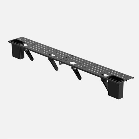 90cm TV Top Hylde med Fjernbetjeningsholder, Ingen Boring Kræves Skærmstander, Kompatibel med Forskellige TV-modeller