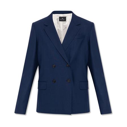 Ps By Paul Smith - Blazer - Blå - Dam - Storlek: S, Dam, Storlek: S
